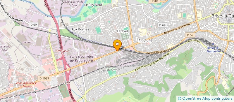 localisation de l'entreprise MADAME ILONA MAUPART à BRIVE-LA-GAILLARDE