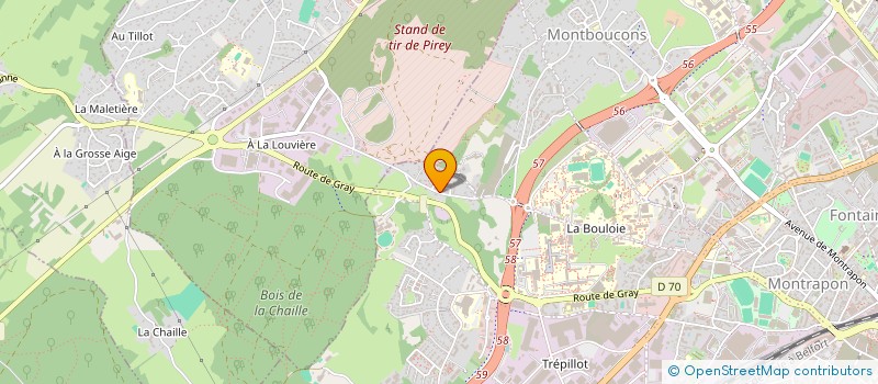 localisation de l'entreprise MADAME ILONA MEJLOUMOVA à BESANCON