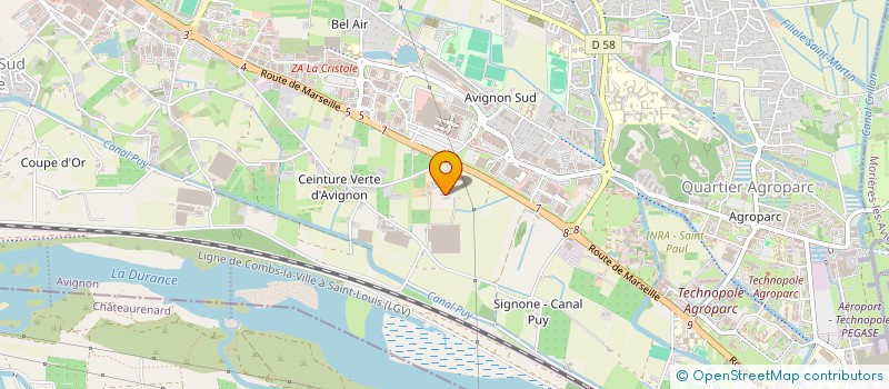 localisation de l'entreprise MADAME ILONA PIDALA  AVIGNON