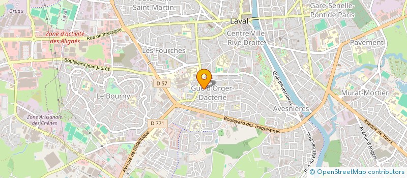 localisation de l'entreprise MADAME ILONA PILETTE à LAVAL