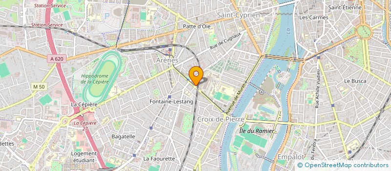 localisation de l'entreprise MADAME ILONA POCHOLLE  TOULOUSE