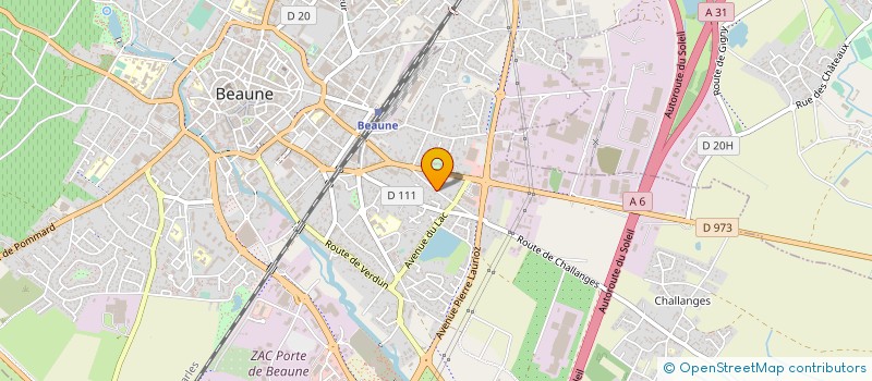 localisation de l'entreprise MADAME ILONA RATEAU à BEAUNE