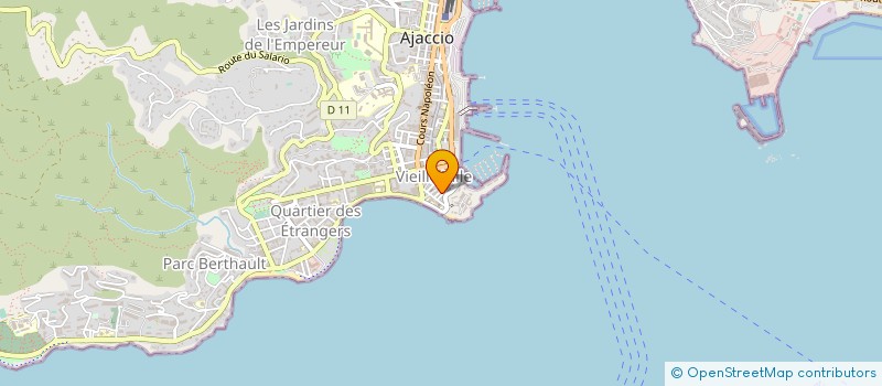 localisation de l'entreprise MADAME ILONA SALMON à AJACCIO