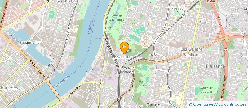 localisation de l'entreprise MADAME ILONA SASSANO  LORMONT