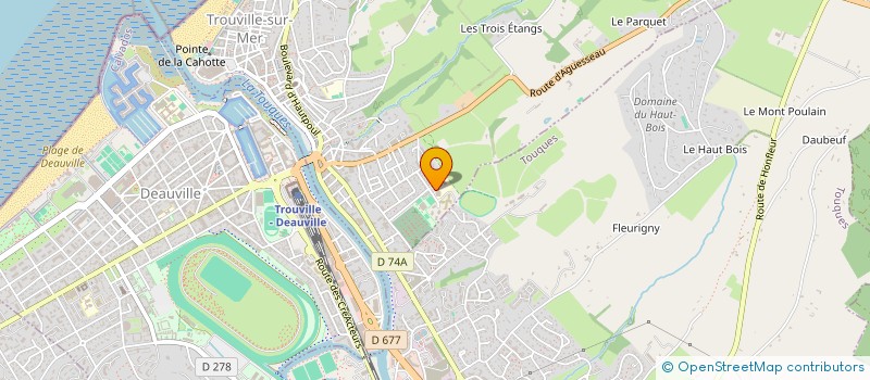 localisation de l'entreprise MADAME ILONA SEFIOUNA BRETEAU  TROUVILLE-SUR-MER