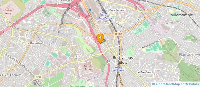localisation de l'entreprise MADAME ILONA SEGUY à ROSNY-SOUS-BOIS