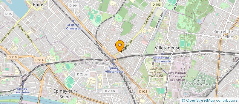 localisation de l'entreprise MADAME ILONA SOW  DEUIL-LA-BARRE