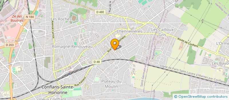 localisation de l'entreprise MADAME ILONA TERNAT  COURBEVOIE