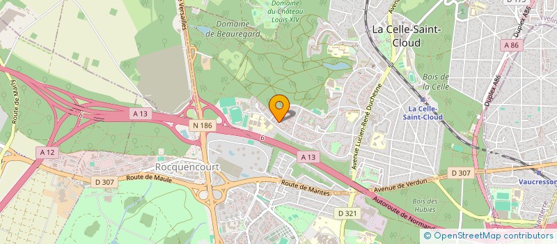 localisation de l'entreprise MADAME ILONA THOMADJE  LA CELLE-SAINT-CLOUD