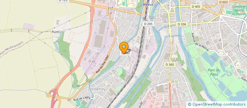 localisation de l'entreprise MADAME ILONA VIAUD  VILLENOY