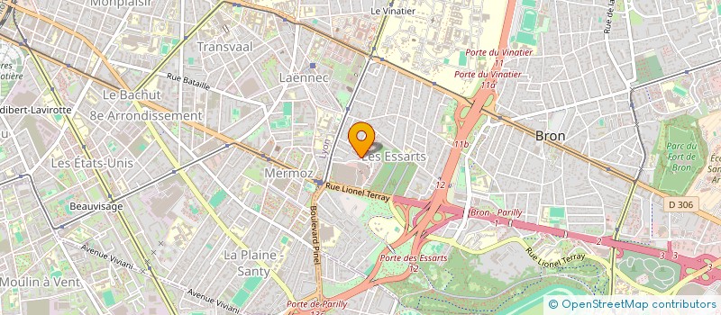 localisation de l'entreprise MADAME ILONA VINARD  BRON