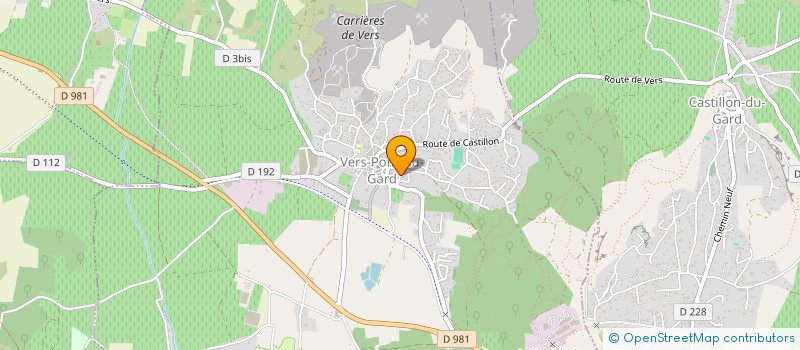 localisation de l'entreprise MADAME ILSE CHAIGNEAU  VERS-PONT-DU-GARD