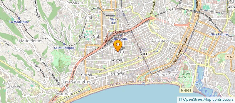 localisation de l'entreprise MADAME ILUMINADA CASTANO GIMENEZ à NICE