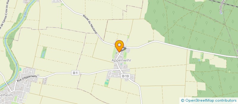 localisation de l'entreprise MADAME ILYUZYA FUCHS  APPENWIHR