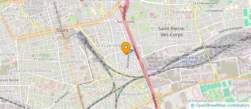 localisation de l'entreprise MADAME ILZE BRUVERE  TOURS