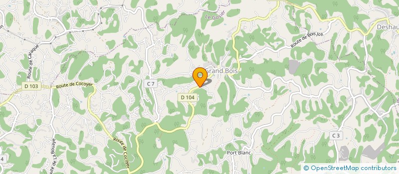 localisation de l'entreprise MADAME IMADETTE LOUIS CHARLES  LE GOSIER