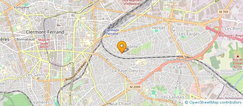 localisation de l'entreprise MADAME IMAN AFYF  CLERMONT-FERRAND