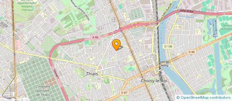 localisation de l'entreprise MADAME IMAN AIT HAMMOU  THIAIS