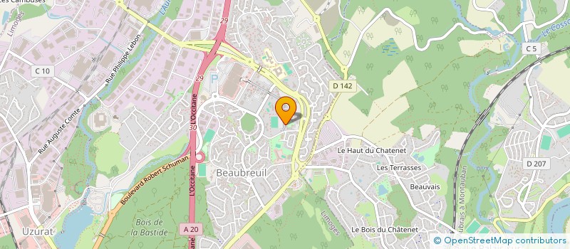 localisation de l'entreprise MADAME IMAN AZOUGAGH à LIMOGES