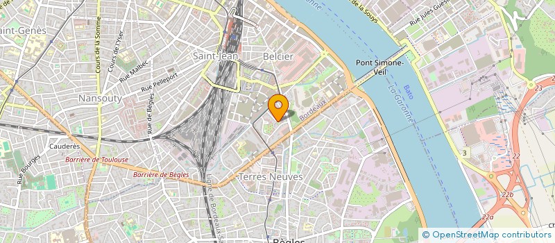 localisation de l'entreprise MADAME IMAN BELHADJ  BORDEAUX