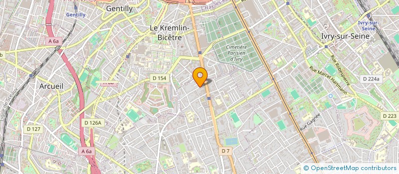 localisation de l'entreprise MADAME IMAN DA CRUZ  VILLEJUIF