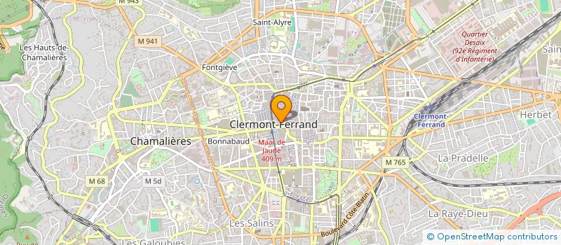 localisation de l'entreprise MADAME IMAN DAFII  CLERMONT-FERRAND