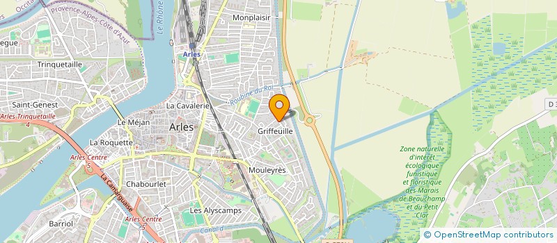 localisation de l'entreprise MADAME IMAN DEBBACHE  ARLES