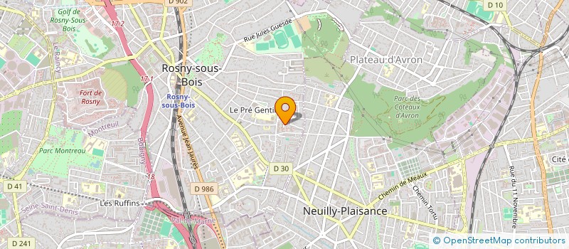 localisation de l'entreprise MADAME IMAN GHENOU à ROSNY-SOUS-BOIS