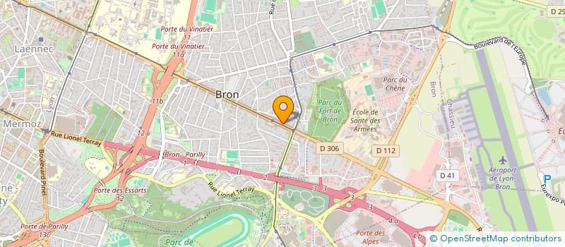 localisation de l'entreprise MADAME IMAN JAWAD  BRON