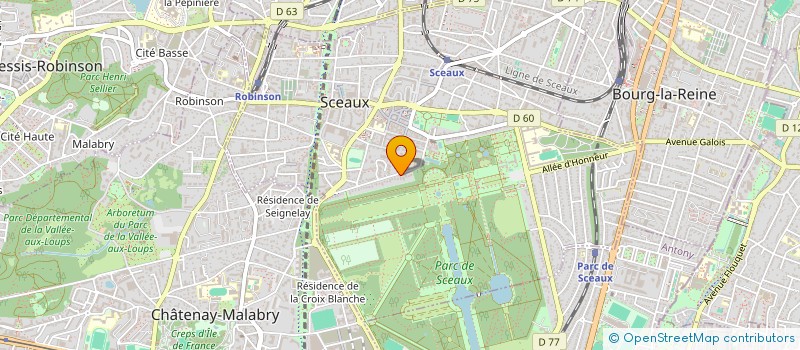 localisation de l'entreprise MADAME IMAN KHALIL à SCEAUX