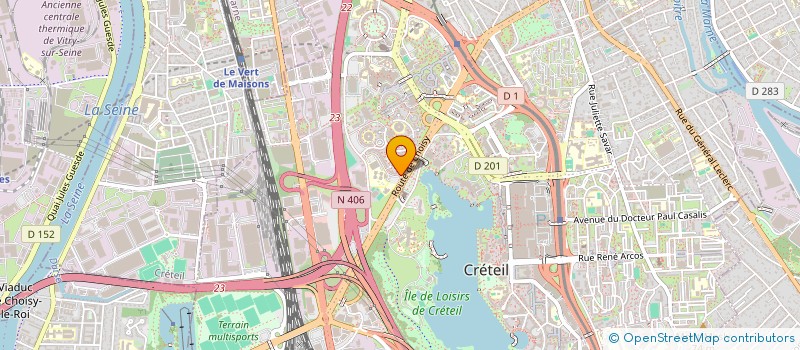 localisation de l'entreprise MADAME IMAN LAZRAK  CRETEIL