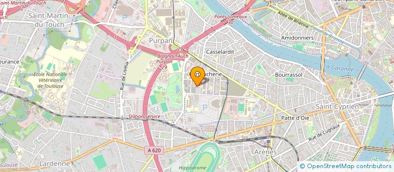 localisation de l'entreprise MADAME IMAN LOUDIYI MOHAMED à TOULOUSE