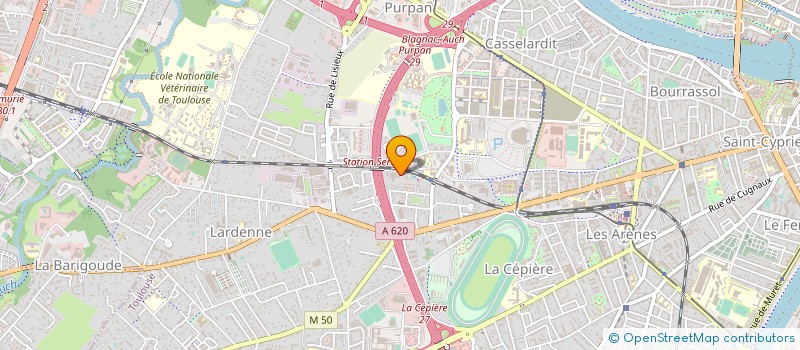localisation de l'entreprise MADAME IMAN MESLMANI à TOULOUSE