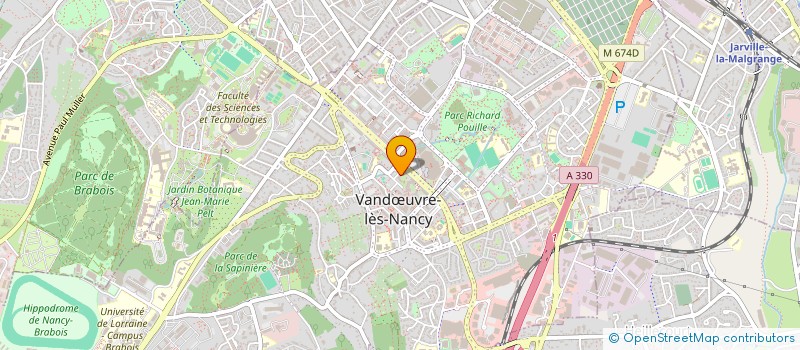 localisation de l'entreprise MADAME IMAN NAMAH  VANDUVRE-LES-NANCY