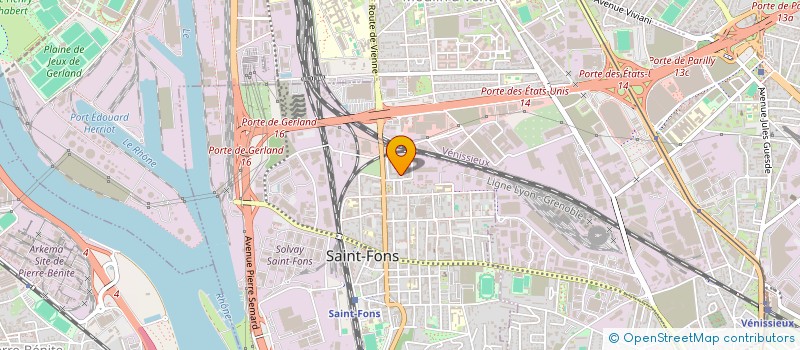 localisation de l'entreprise MADAME IMAN SABIK  SAINT-FONS