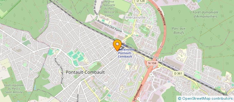 localisation de l'entreprise MADAME IMANE AIOUAZ à PONTAULT-COMBAULT