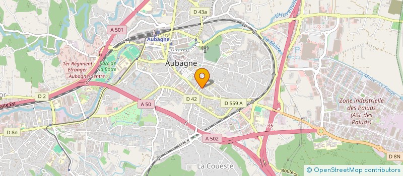 localisation de l'entreprise MADAME IMANE AISSAOUI  AUBAGNE