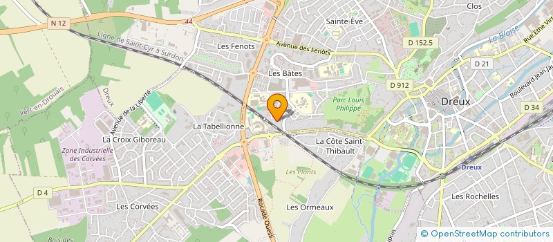 localisation de l'entreprise MADAME IMANE AIT AMR à DREUX
