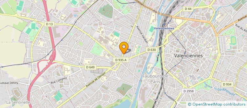 localisation de l'entreprise MADAME IMANE AREHHAL  VALENCIENNES