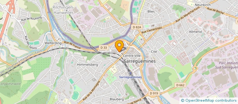 localisation de l'entreprise MADAME IMANE AZIZI  SARREGUEMINES