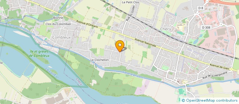 localisation de l'entreprise MADAME IMANE AZZA  CHECY