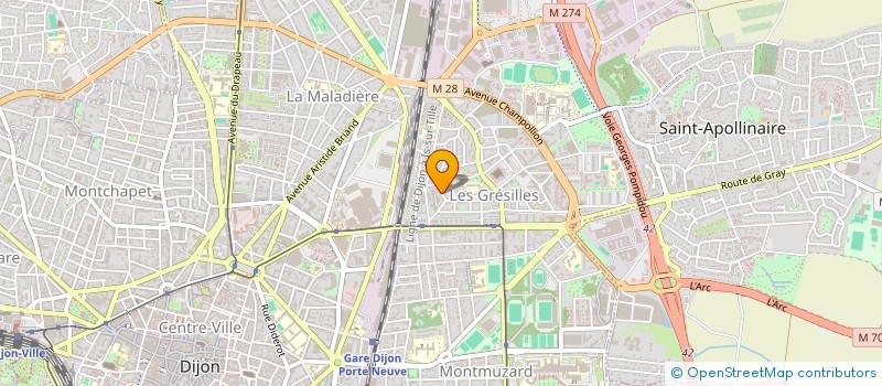 localisation de l'entreprise MADAME IMANE BANNANI  DIJON