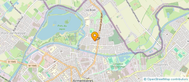 localisation de l'entreprise MADAME IMANE BARKANI  ARMENTIERES