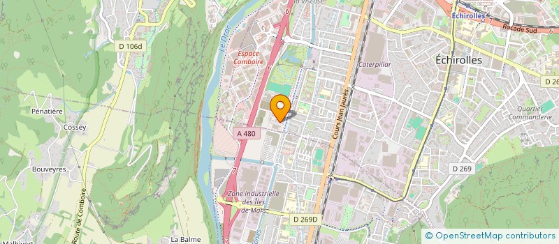 localisation de l'entreprise MADAME IMANE BELKHATIR  ECHIROLLES