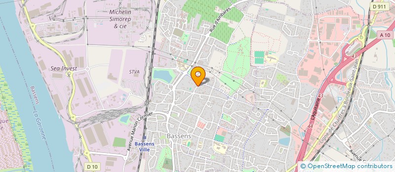 localisation de l'entreprise MADAME IMANE BEN MOUSSA  BASSENS