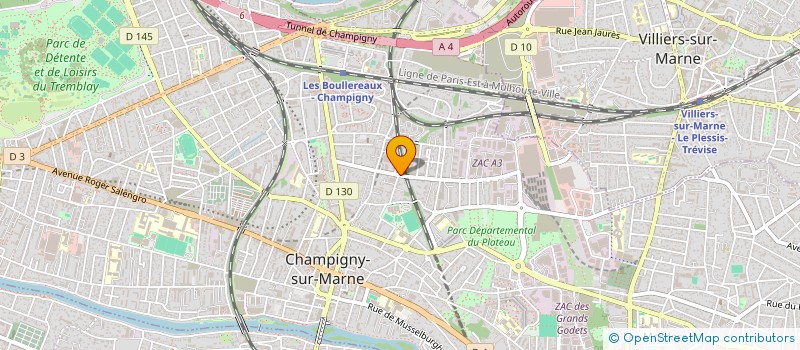 localisation de l'entreprise MADAME IMANE BENAZZOUZ à CHAMPIGNY-SUR-MARNE