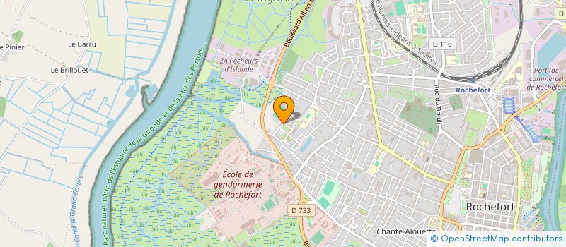 localisation de l'entreprise MADAME IMANE BENBOUBKER  ROCHEFORT