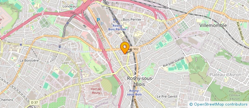 localisation de l'entreprise MADAME IMANE BENCHEKROUN à ROSNY-SOUS-BOIS