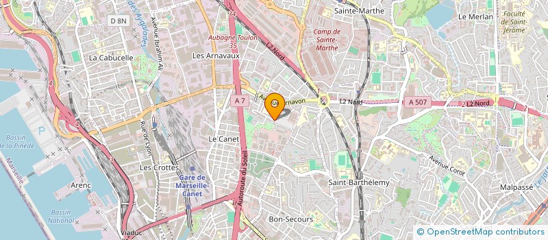 localisation de l'entreprise MADAME IMANE BENHAMMOU à MARSEILLE