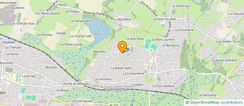localisation de l'entreprise MADAME IMANE BENSEKRANE à COUERON